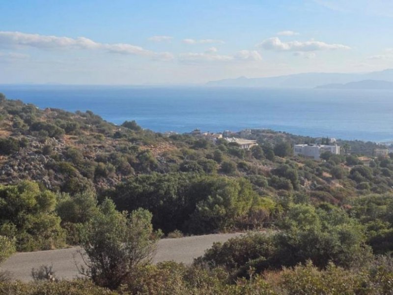 Agios Nikolaos Kreta, Agios Nikolaos: Großes Baugrundstück mit herrlichem Meerblick zu verkaufen Grundstück kaufen